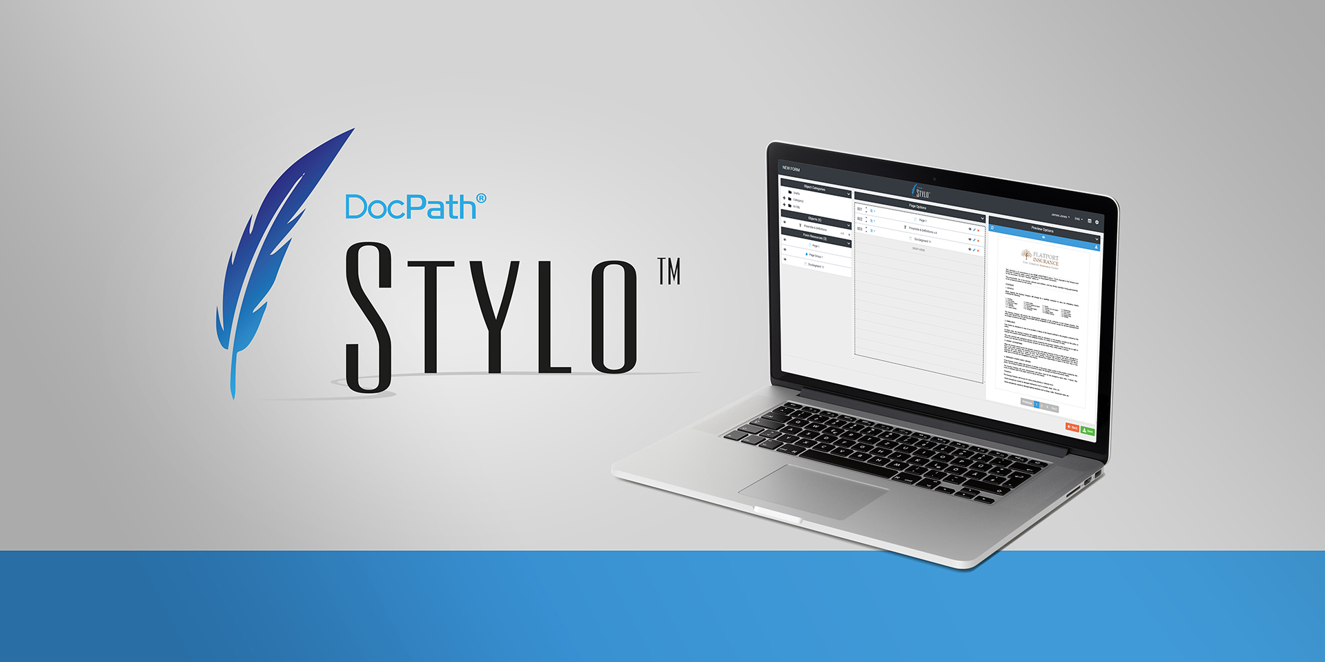 Stylo document software is part of DocPath's Customer Communication and Document Output Management solutions suite for offering the possibility to modify and manage documents easily